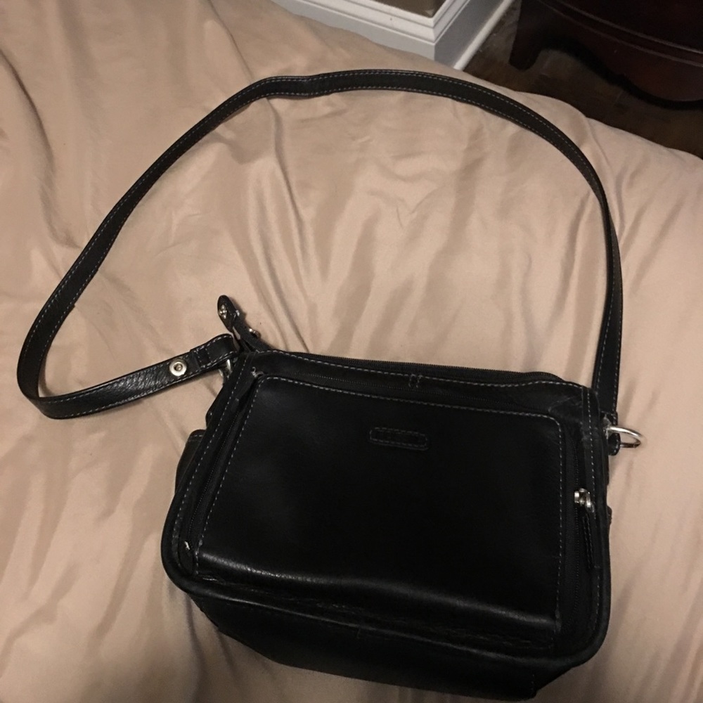 Black Fossil Crossbody Purse